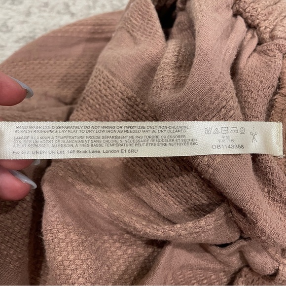 Free People Dusty Pink Linen Skort - Picture 6 of 10